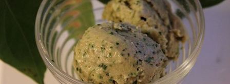 зеленое мороженое с авокадо и рукколой. Шаг 3