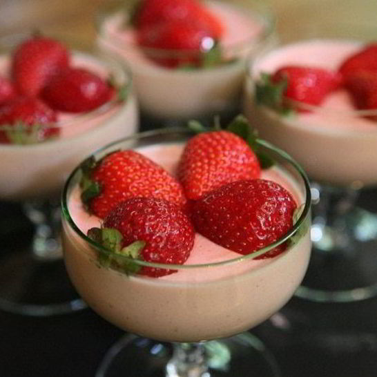 Рецепт клубничного мусса