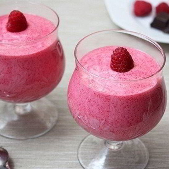 Рецепт клюквенного мусса с манкой