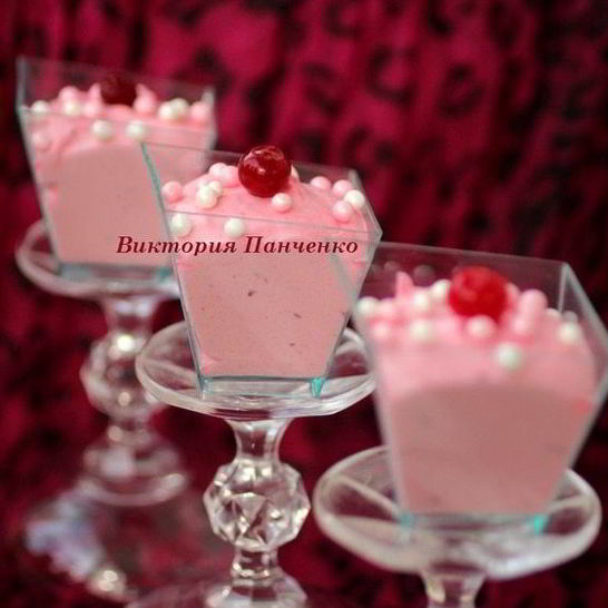 Рецепт клюквенного мусса