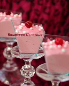 Клюквенный мусс