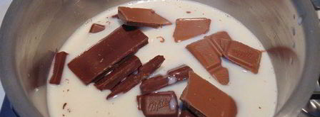 мандариновое желе с шоколадным муссом. Шаг 2