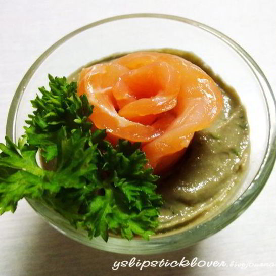 Рецепт мусса из авокадо с форелью