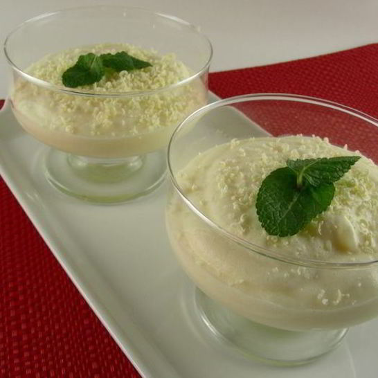 Рецепт мусса из белого шоколада и лимона