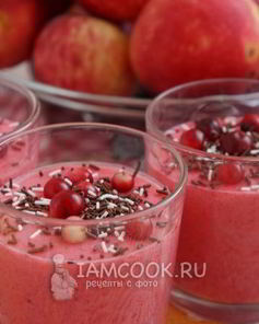 Мусс из клюквы с манкой