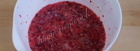 мусс из клюквы с манкой. Шаг 5