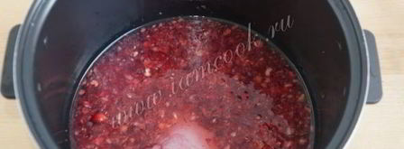 мусс из клюквы с манкой. Шаг 7