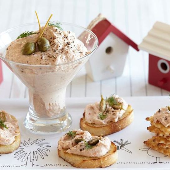 Рецепт мусса из копченого лосося