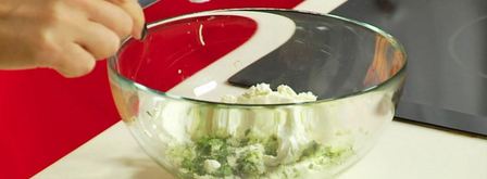 мусс из козьего сыра и цукини. Шаг 2