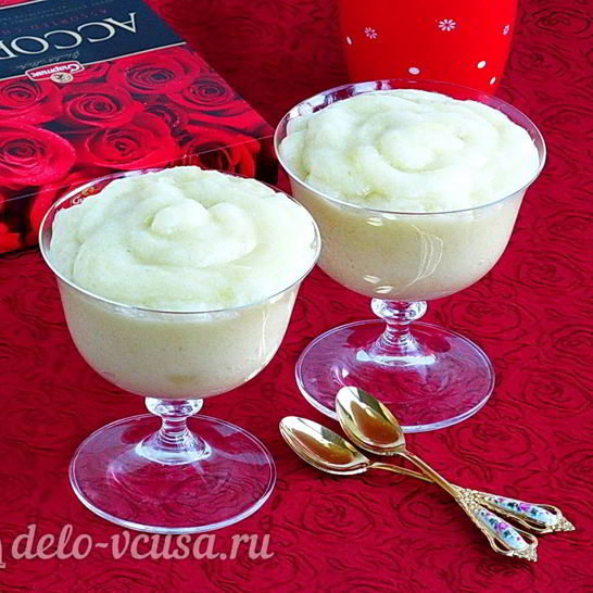 Рецепт мусса из ревеня