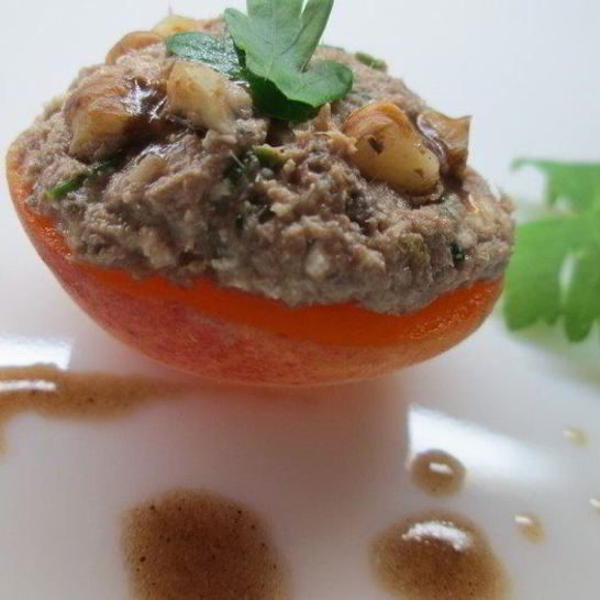 Рецепт мусса из тунца в абрикосах