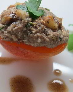 Мусс из тунца в абрикосах