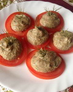 Мусс из запеченных баклажанов