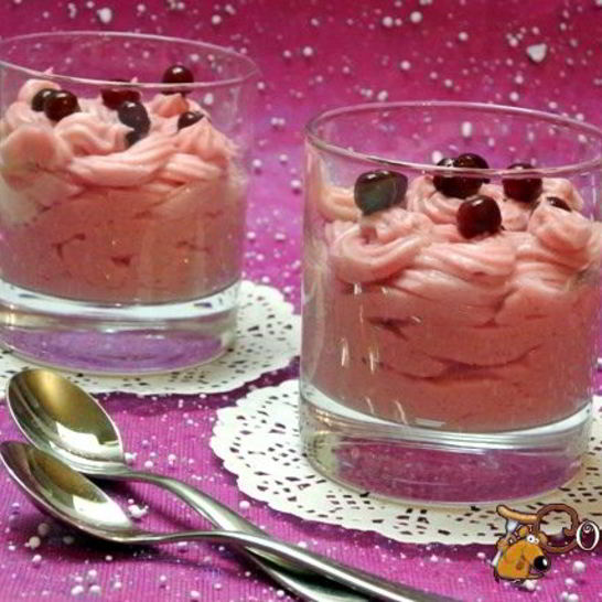Рецепт мусса клюквенного
