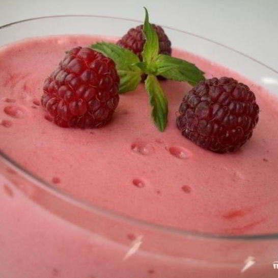 Рецепт мусса малинового