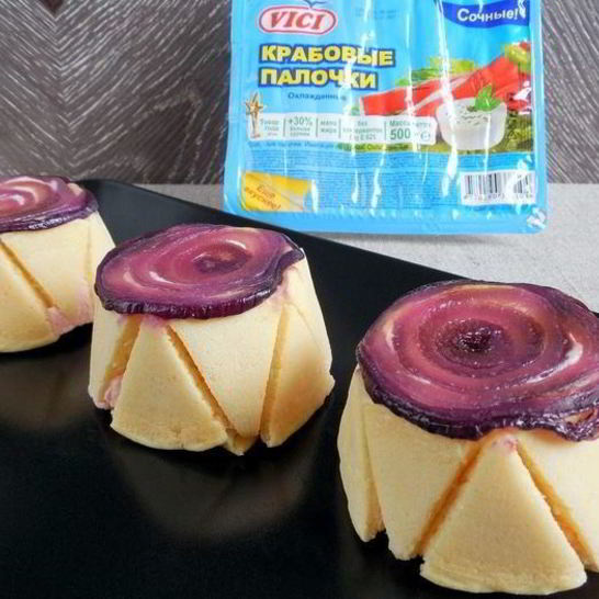 Рецепт шарлотта с крабовым муссом