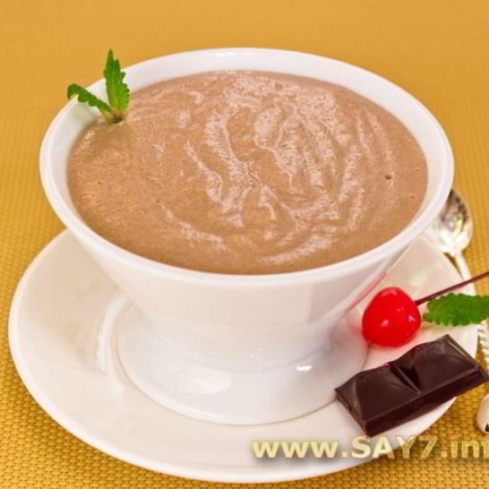 Рецепт шоколадного мусса на манной крупе