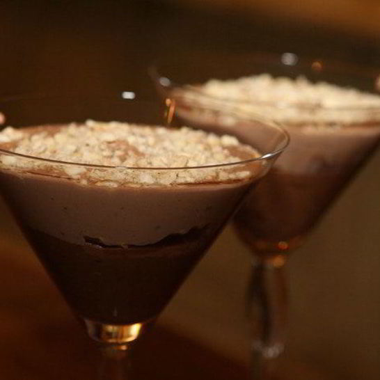 Рецепт шоколадного мусса с фундуком