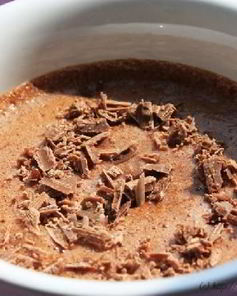 Шоколадный мусс с коньяком