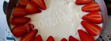 торт-мусс клубника с шампанским. Шаг 19