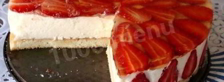 торт-мусс клубника с шампанским. Шаг 22