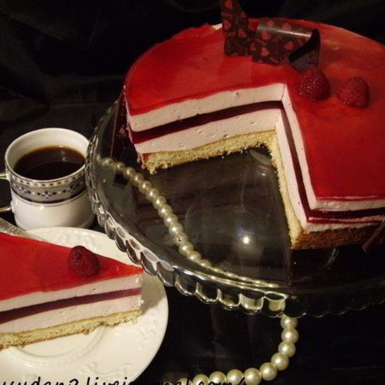 Рецепт торта-мусса клюква