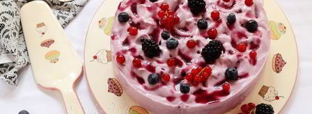 торт-мусс с черной смородиной. Шаг 14