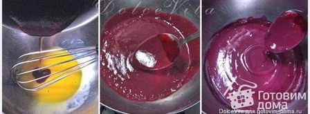 торт-мусс с черной смородиной. Шаг 17