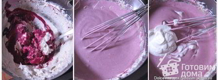 торт-мусс с черной смородиной. Шаг 18