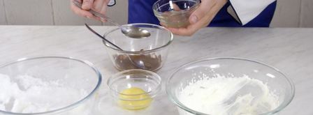 трехцветный шоколадный мусс. Шаг 3