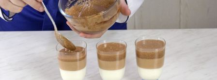 трехцветный шоколадный мусс. Шаг 4