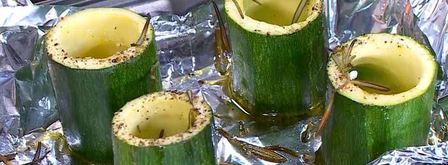 цукини, фаршированные муссом из артишоков. Шаг 2