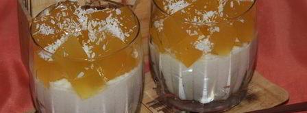 творожно-яблочный мусс с апельсиновым желе. Шаг 13