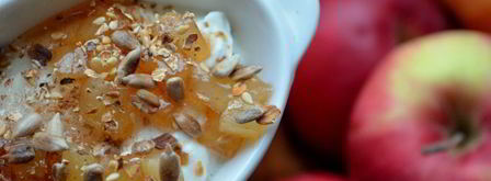 творожный мусс с яблочным соусом. Шаг 5