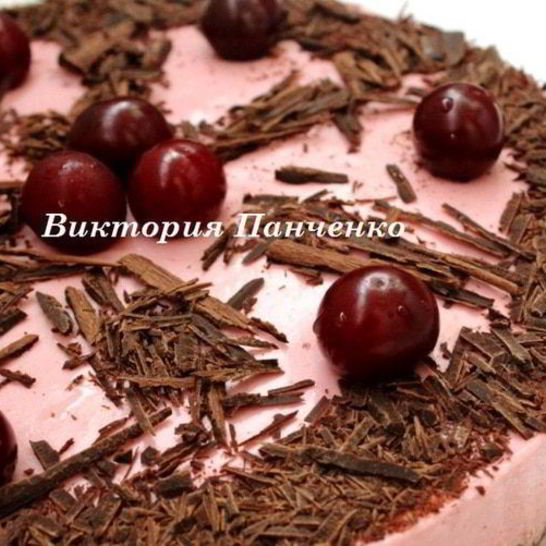 Рецепт вишнева-шоколадного торт-мусс