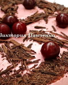 Вишнево-шоколадный торт-мусс
