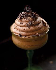 Воздушный шоколадный мусс с ванилью