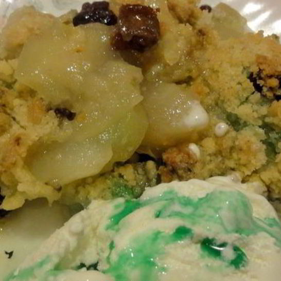 Рецепт мятного крамбля