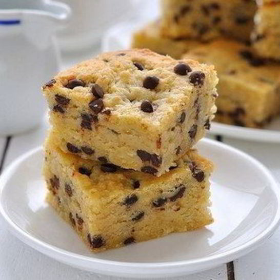 Рецепт овсяных блонди с медом и шоколадными каплями