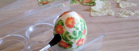 декупаж пасхальных яиц. Шаг 15