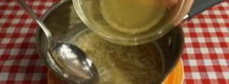 глазурь для кулича. Шаг 2