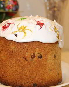 Кулич из венского теста