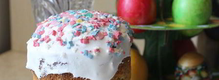 кулич из венского теста. Шаг 15