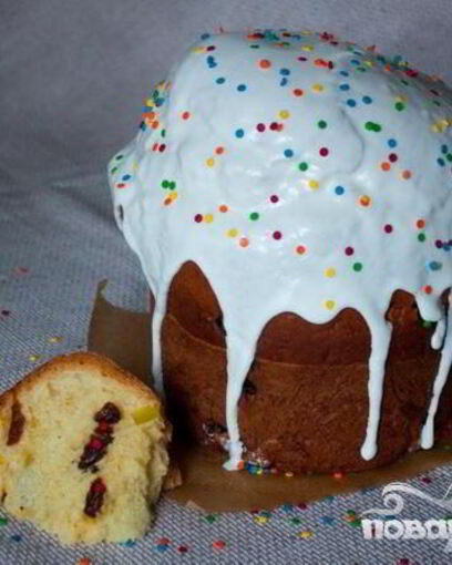 Кулич с шафраном