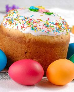 Кулич с творогом в хлебопечке