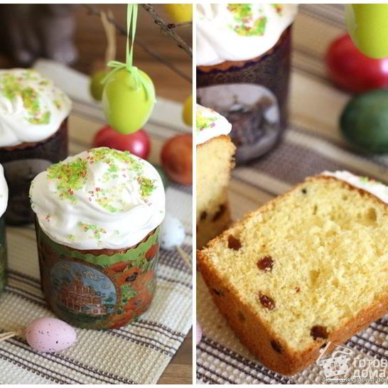 Рецепт легкого и очень нежный пасхальный кулич