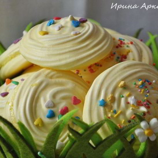 Рецепт лимонного пасхального безе