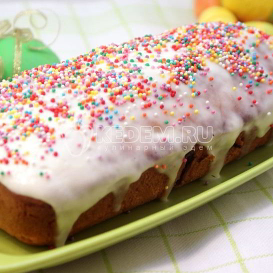 Рецепт лимонного кулича