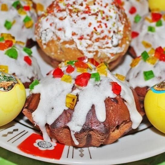 Рецепт молочной глазури на кулич