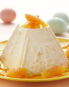 Пасха из рикотты с апельсином